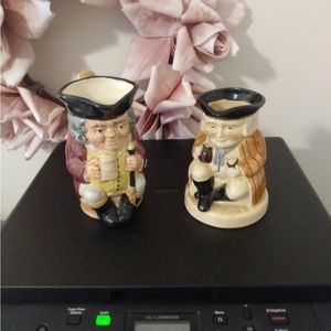 2 Vintage Jolly Toby Mugs Excellent Condition